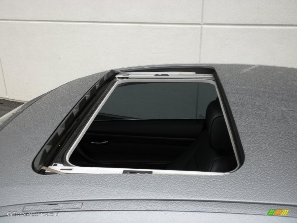 2010 3 Series 328i Coupe - Space Gray Metallic / Black photo #10
