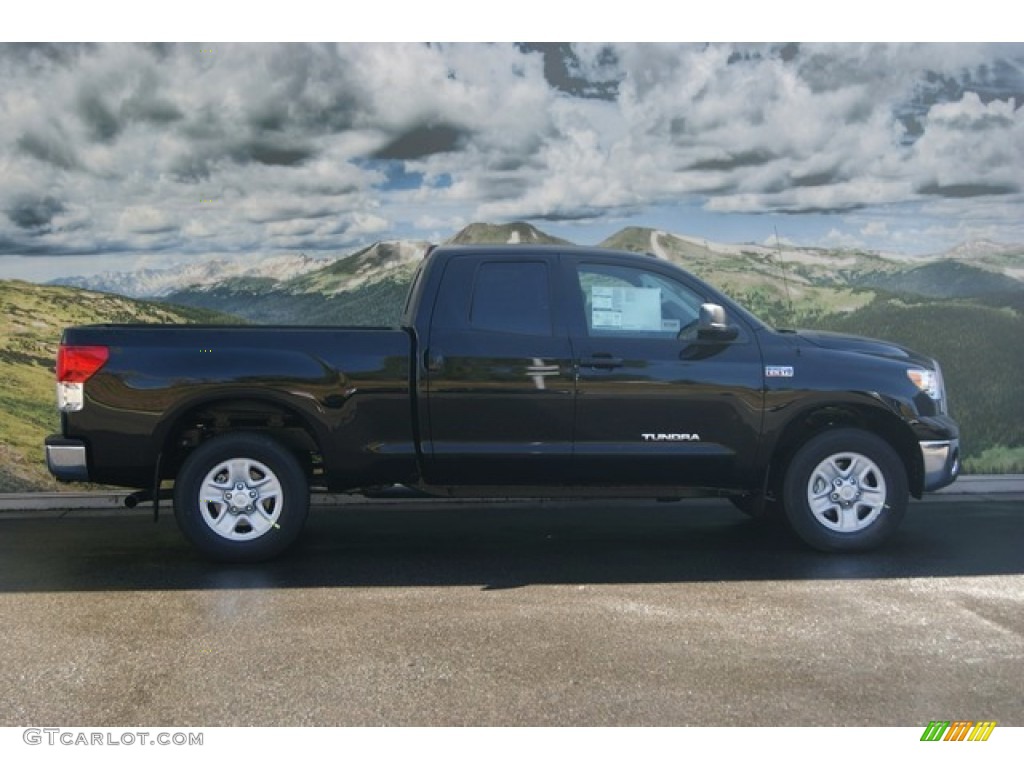 2012 Tundra Double Cab 4x4 - Black / Graphite photo #2