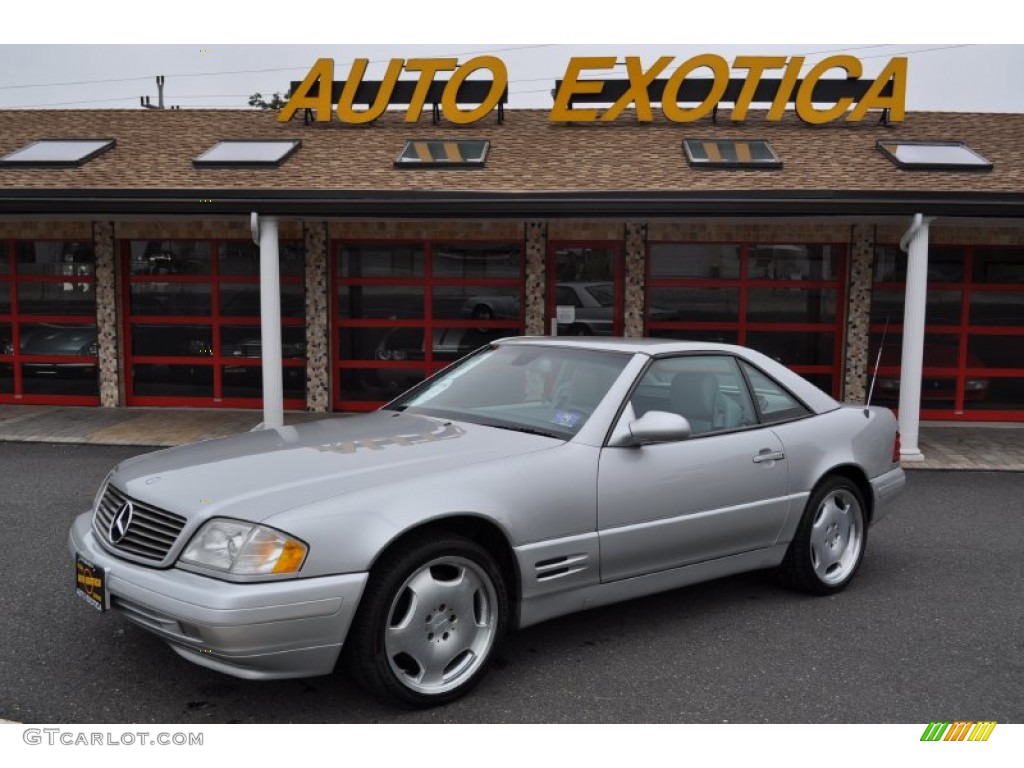 1999 SL 500 Roadster - Brilliant Silver Metallic / Ash photo #1