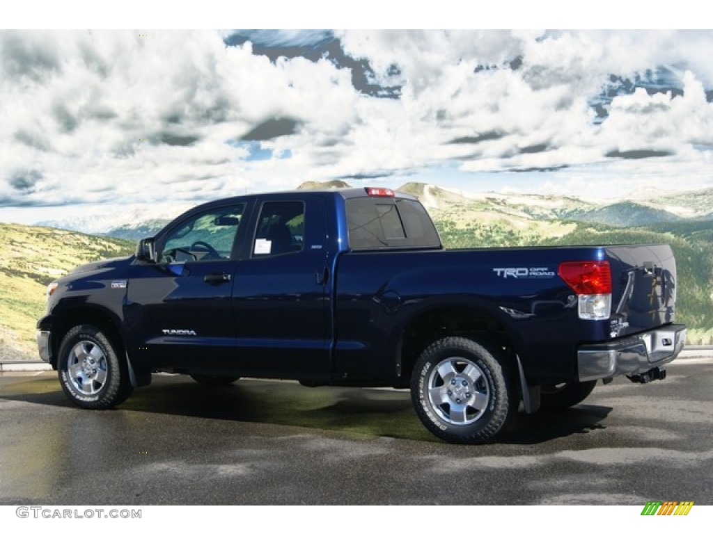 2012 Tundra TRD Double Cab 4x4 - Nautical Blue Metallic / Graphite photo #3