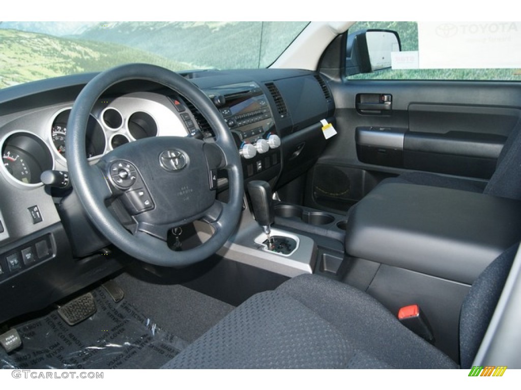 Black Interior 2012 Toyota Tundra SR5 TRD CrewMax 4x4 Photo #54721363