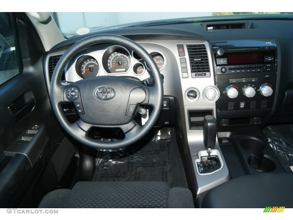 2012 Toyota Tundra SR5 TRD CrewMax 4x4 Black Dashboard Photo #54721405