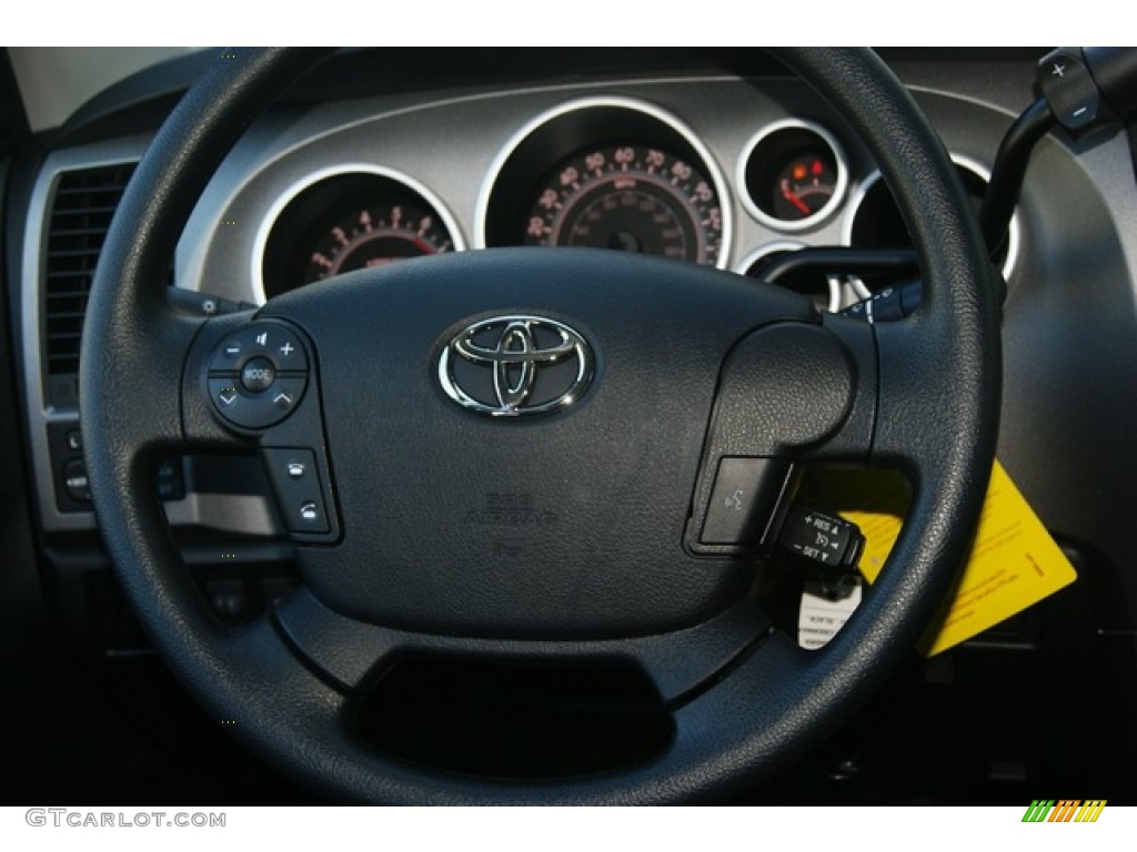 2012 Tundra CrewMax 4x4 - Black / Black photo #10