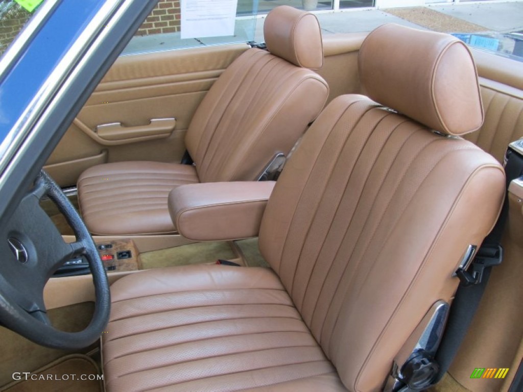 Brown Interior 1985 Mercedes-Benz SL Class 380 SL Roadster Photo #54722716