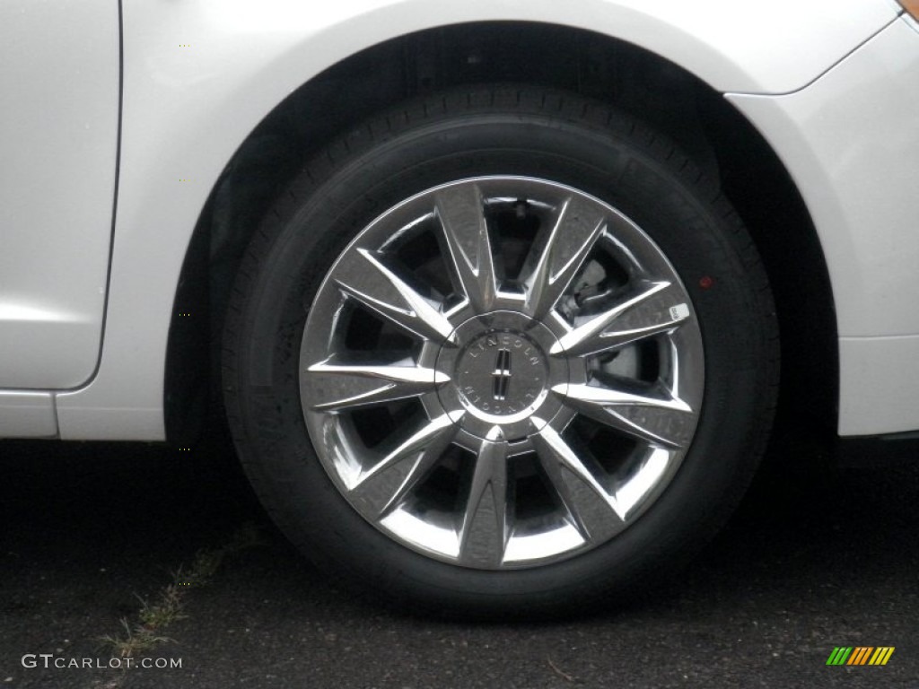 2012 MKZ AWD - White Platinum Metallic Tri-Coat / Dark Charcoal photo #17