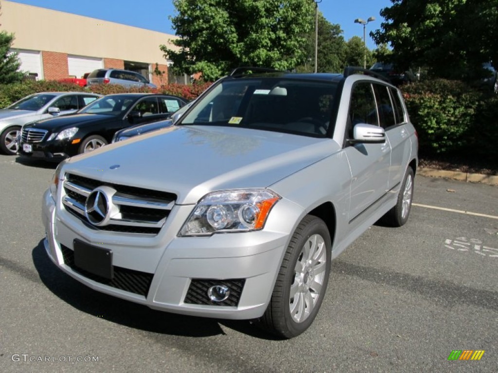 2012 GLK 350 4Matic - Iridium Silver Metallic / Black photo #1