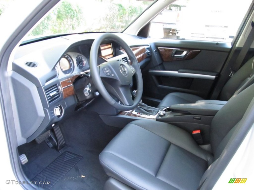 Black Interior 2012 Mercedes-Benz GLK 350 4Matic Photo #54723403