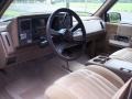 Tan 1993 Chevrolet Suburban K1500 4x4 Interior