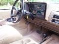 1993 Chevrolet Suburban Tan Interior Controls Photo