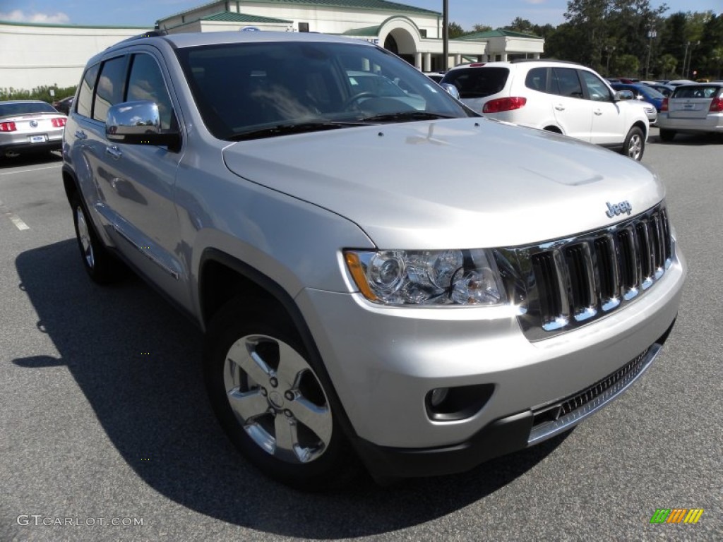2011 Grand Cherokee Limited - Bright Silver Metallic / Black photo #1