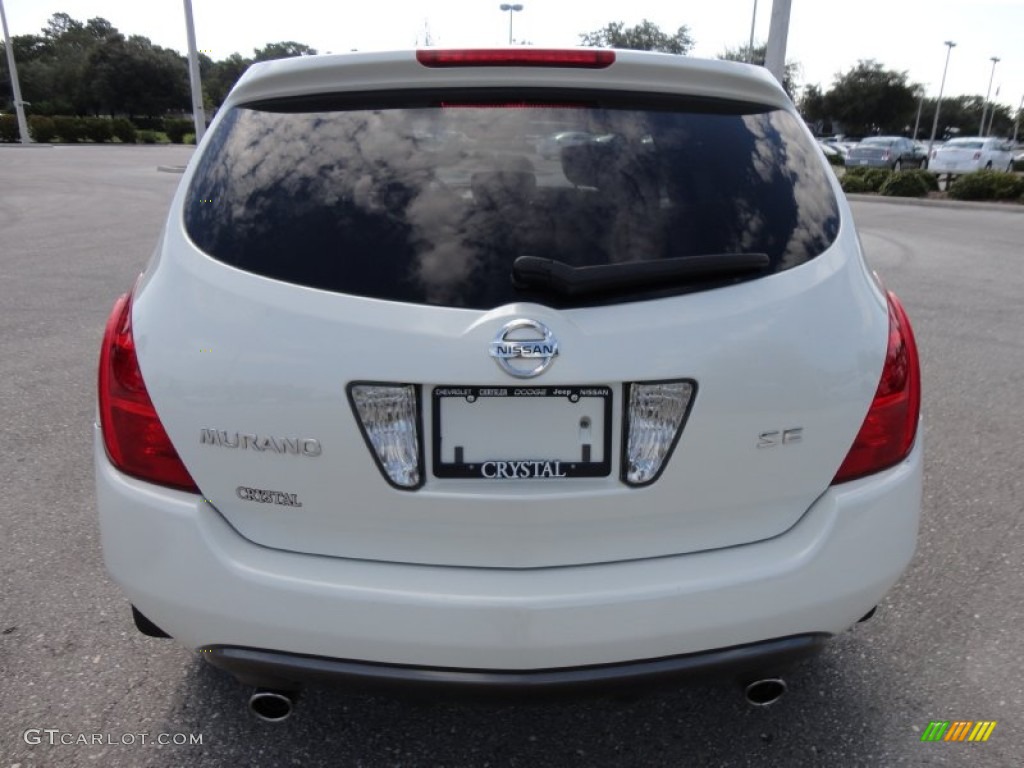 2003 Murano SE - Glacier White Pearl / Cafe Latte photo #8