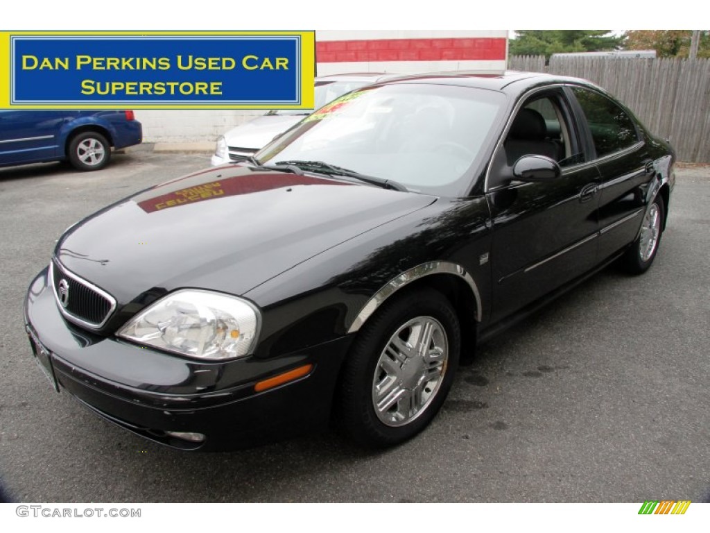 2003 Sable LS Premium Sedan - Black Clearcoat / Dark Charcoal photo #1
