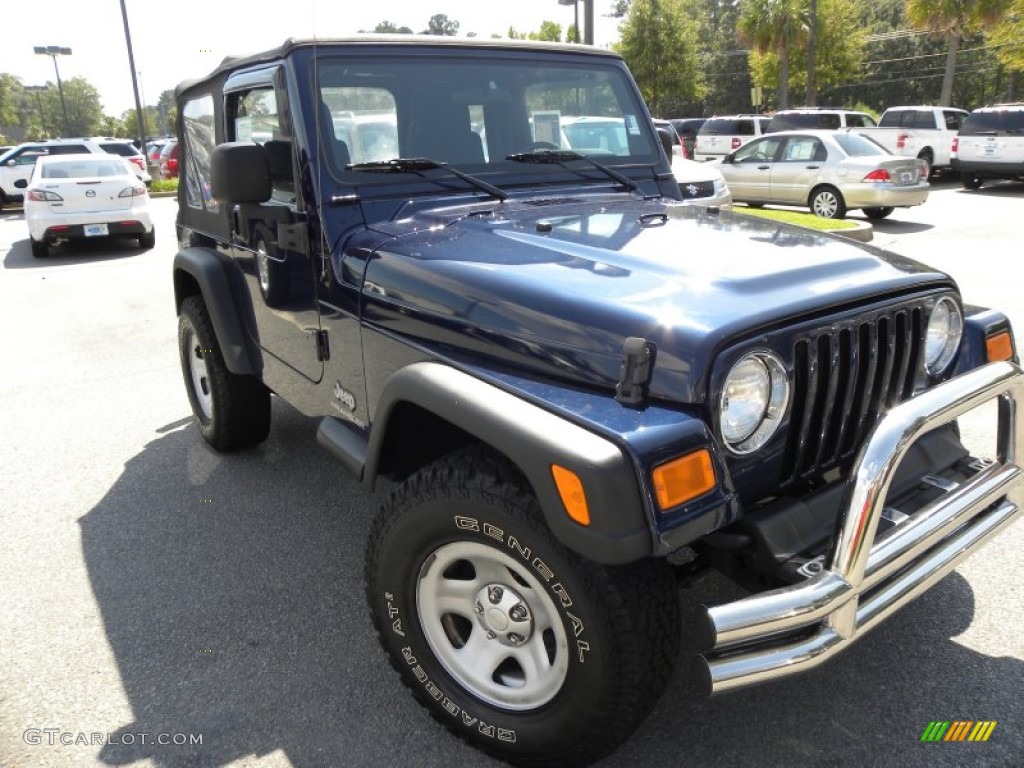 2006 Wrangler SE 4x4 - Midnight Blue Pearl / Dark Slate Gray photo #1