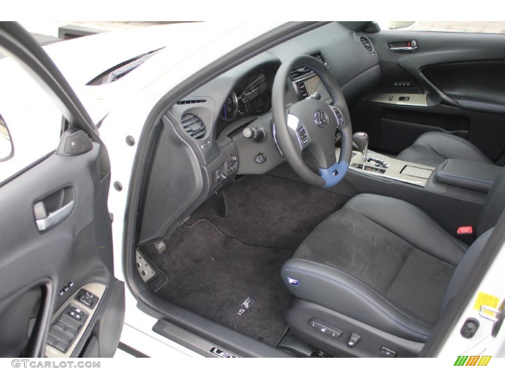 Alpine/Black Interior 2011 Lexus IS F Photo #54726511