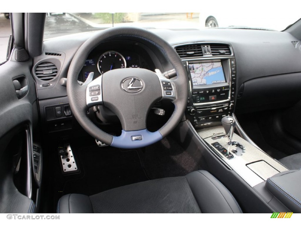 2011 Lexus IS F Alpine/Black Dashboard Photo #54726516