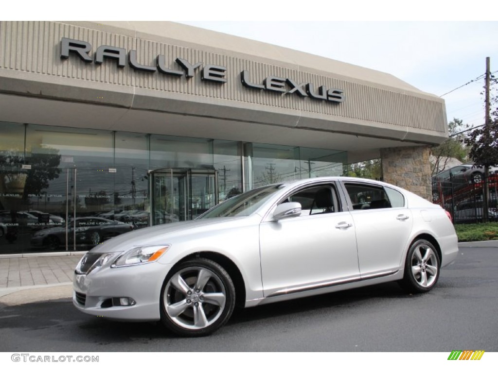 2011 GS 350 - Mercury Silver Metallic / Black/Red Walnut photo #1