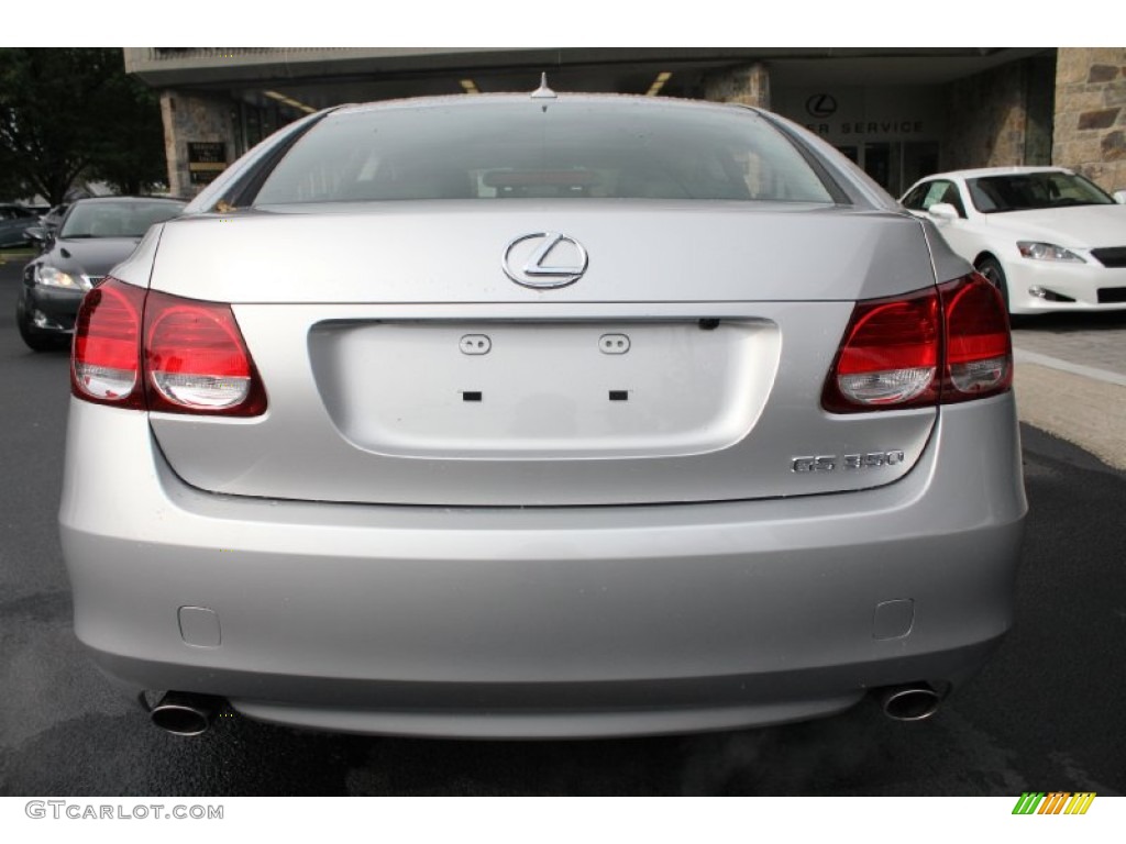 2011 GS 350 - Mercury Silver Metallic / Black/Red Walnut photo #5