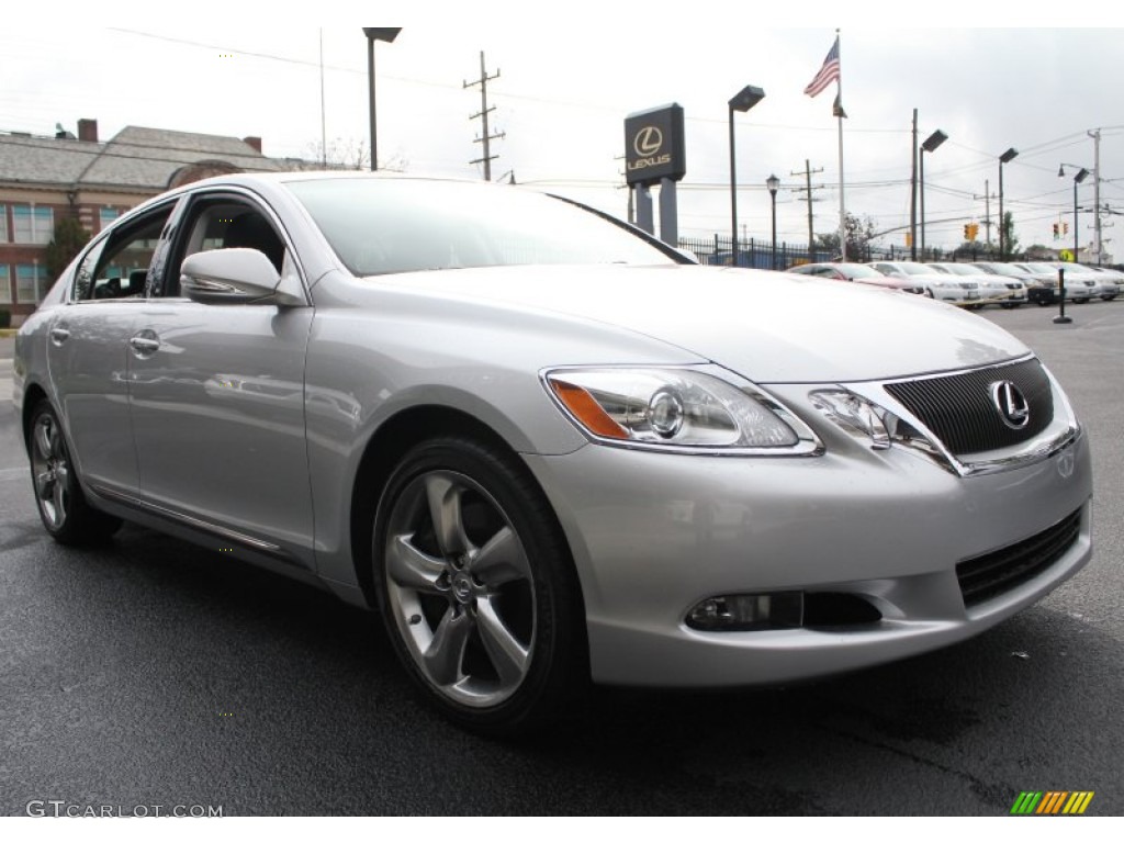 2011 GS 350 - Mercury Silver Metallic / Black/Red Walnut photo #7