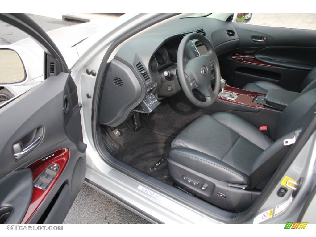 Black/Red Walnut Interior 2011 Lexus GS 350 Photo #54726661