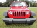 2009 Flame Red Jeep Wrangler X 4x4  photo #13