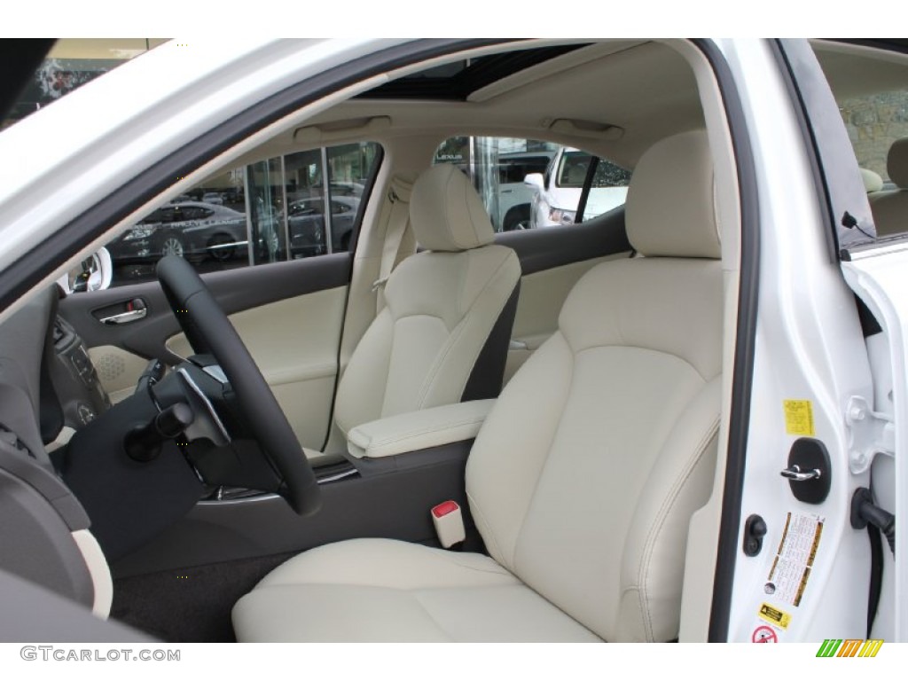 Ecru Interior 2011 Lexus IS 250 Photo #54727186
