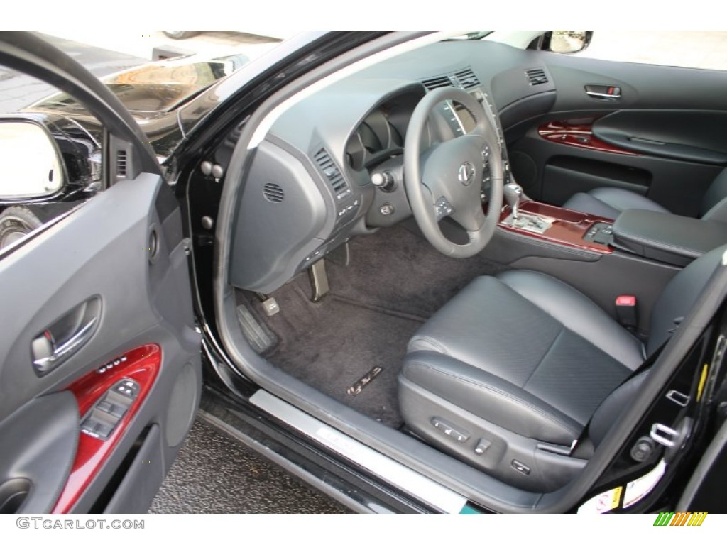 Black/Red Walnut Interior 2011 Lexus GS 350 Photo #54727297