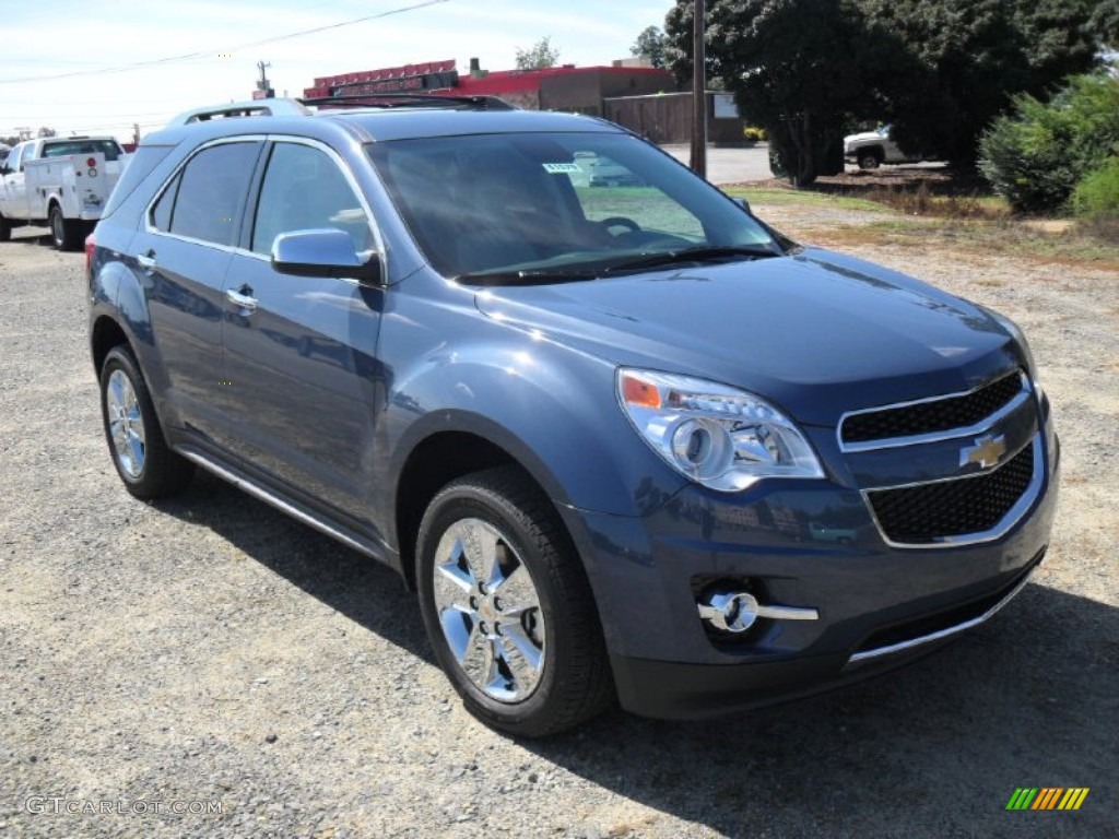 Twilight Blue Metallic 2012 Chevrolet Equinox LTZ Exterior Photo #54728488