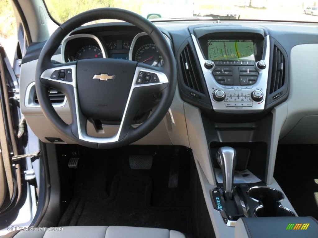 2012 Chevrolet Equinox LTZ Light Titanium/Jet Black Dashboard Photo #54728548