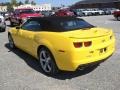 2012 Rally Yellow Chevrolet Camaro LT/RS Convertible  photo #2