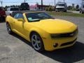 2012 Rally Yellow Chevrolet Camaro LT/RS Convertible  photo #5