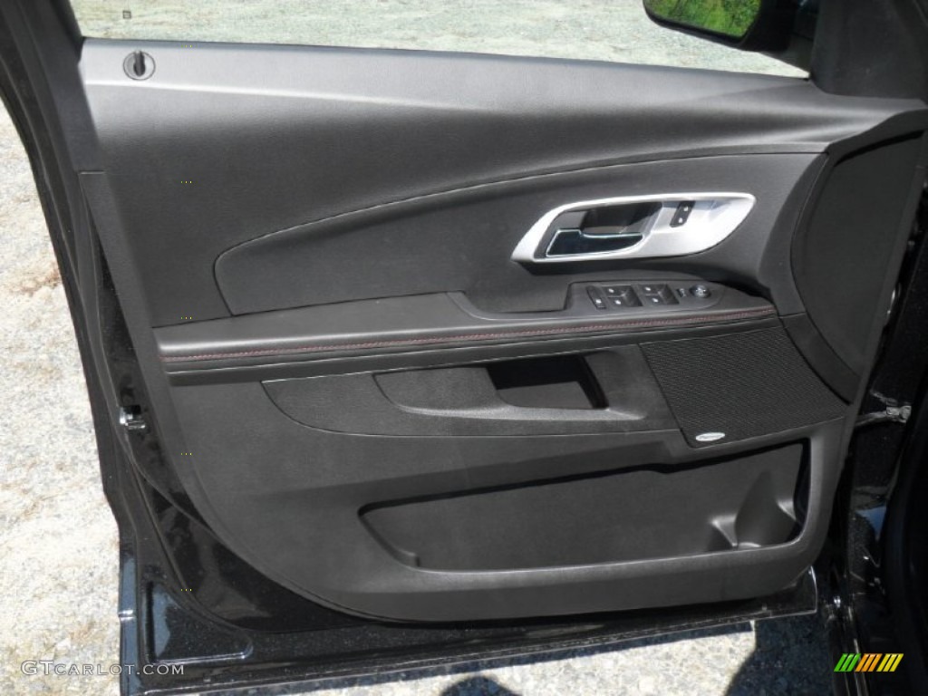 2012 Chevrolet Equinox LT Jet Black Door Panel Photo #54729124