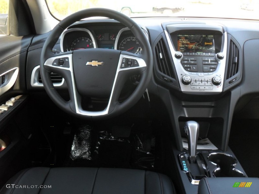 2012 Chevrolet Equinox LT Jet Black Dashboard Photo #54729163