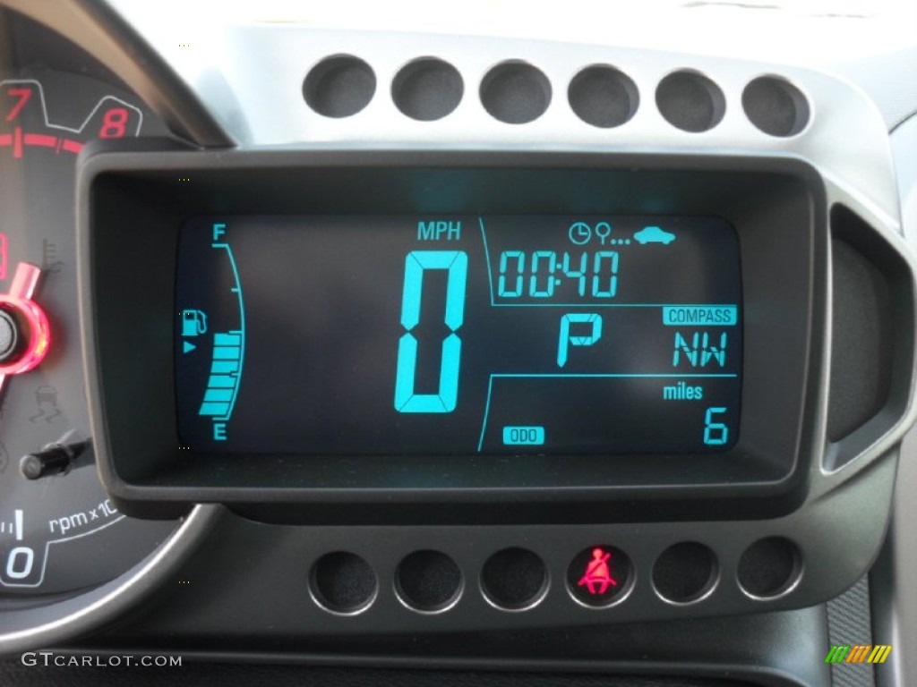 2012 Chevrolet Sonic LT Sedan Gauges Photo #54729295