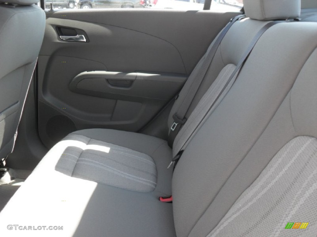 Dark Pewter/Dark Titanium Interior 2012 Chevrolet Sonic LT Sedan Photo #54729301