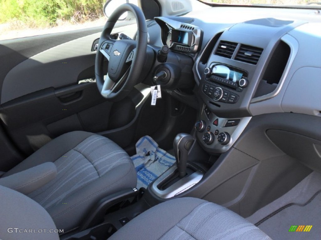 Dark Pewter/Dark Titanium Interior 2012 Chevrolet Sonic LT Sedan Photo #54729337