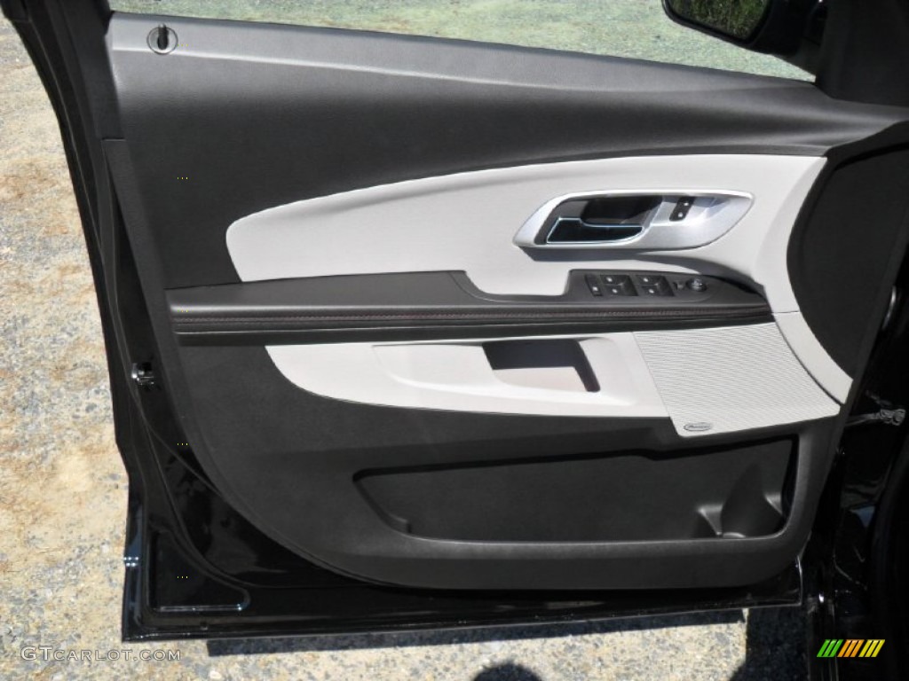 2012 Chevrolet Equinox LT Light Titanium/Jet Black Door Panel Photo #54729415