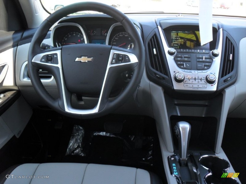 2012 Chevrolet Equinox LT Light Titanium/Jet Black Dashboard Photo #54729456