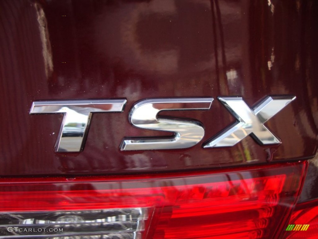 2010 TSX Sedan - Basque Red Pearl / Parchment photo #34