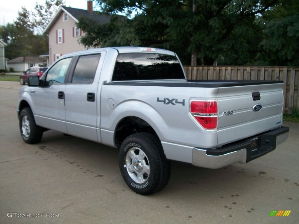 2011 F150 XLT SuperCrew 4x4 - Ingot Silver Metallic / Steel Gray photo #7