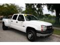 2007 Summit White Chevrolet Silverado 3500HD Classic LT Crew Cab 4x4 Dually  photo #11