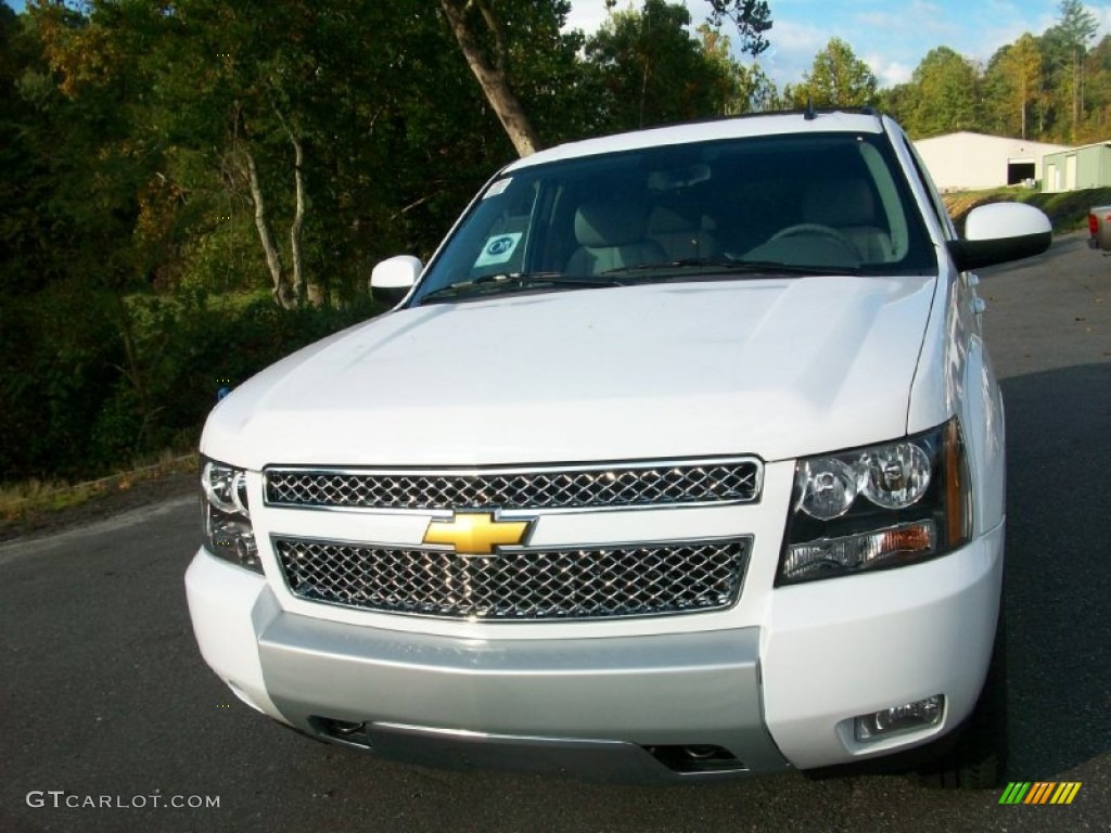 2012 Tahoe Z71 4x4 - Summit White / Light Titanium/Dark Titanium photo #5