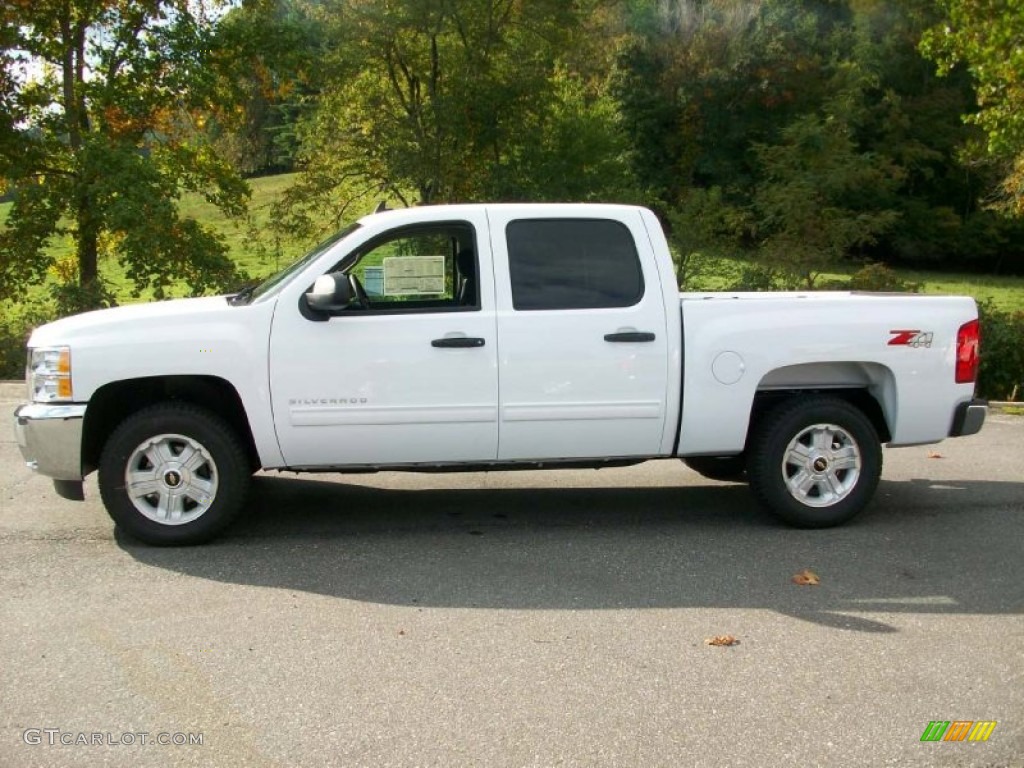 2012 Silverado 1500 LT Crew Cab 4x4 - Summit White / Ebony photo #2