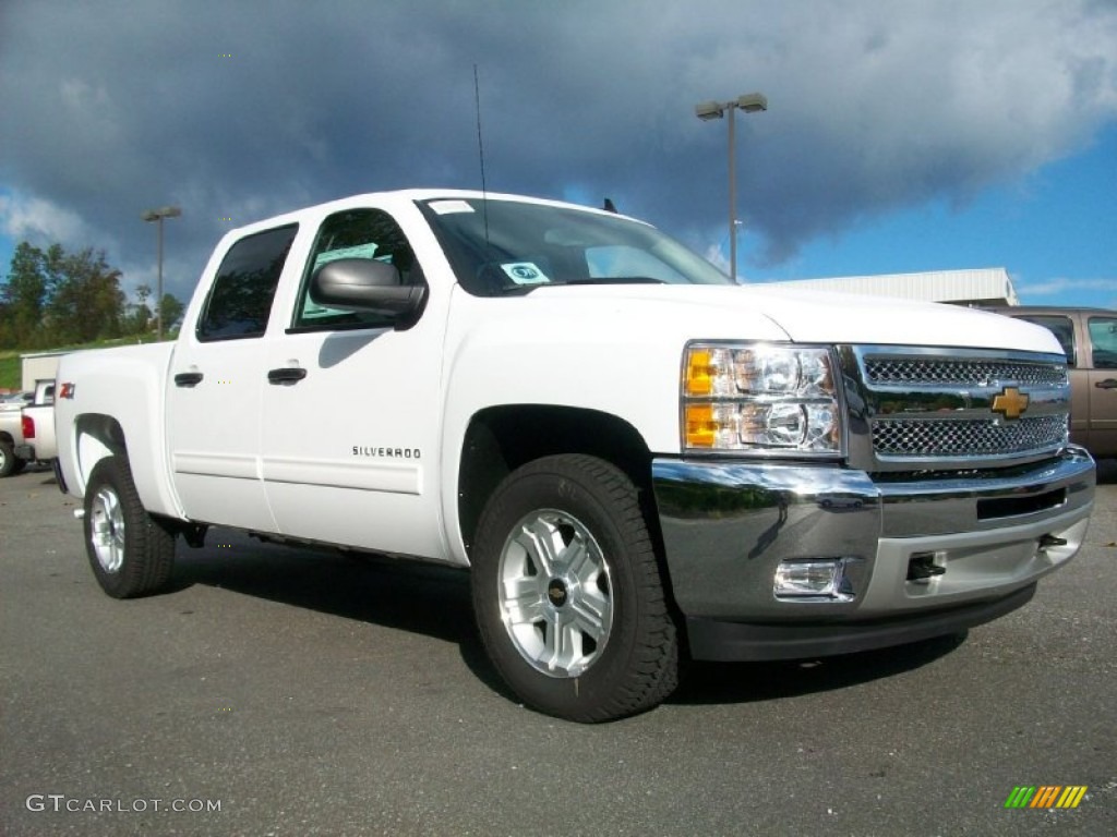 2012 Silverado 1500 LT Crew Cab 4x4 - Summit White / Ebony photo #6