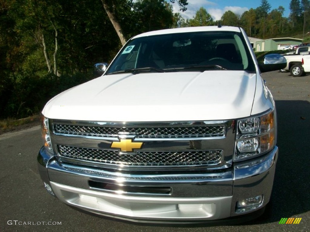 2012 Silverado 1500 LT Extended Cab - Summit White / Ebony photo #5