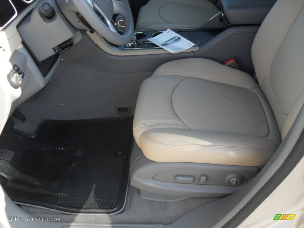 Cashmere/Dark Gray Interior 2012 Chevrolet Traverse LT Photo #54733010