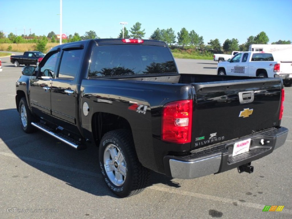 2011 Silverado 1500 LT Crew Cab 4x4 - Black / Ebony photo #2