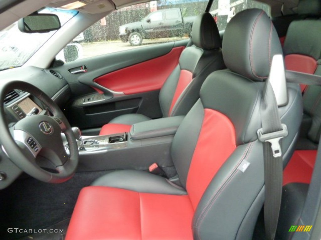 Black Interior 2011 Lexus IS 350C Convertible Photo #54733310