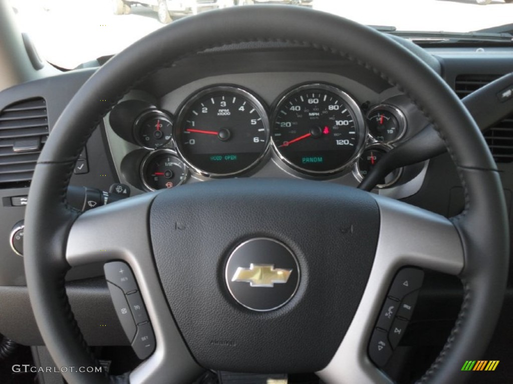 2011 Silverado 1500 LT Crew Cab 4x4 - Black / Ebony photo #12