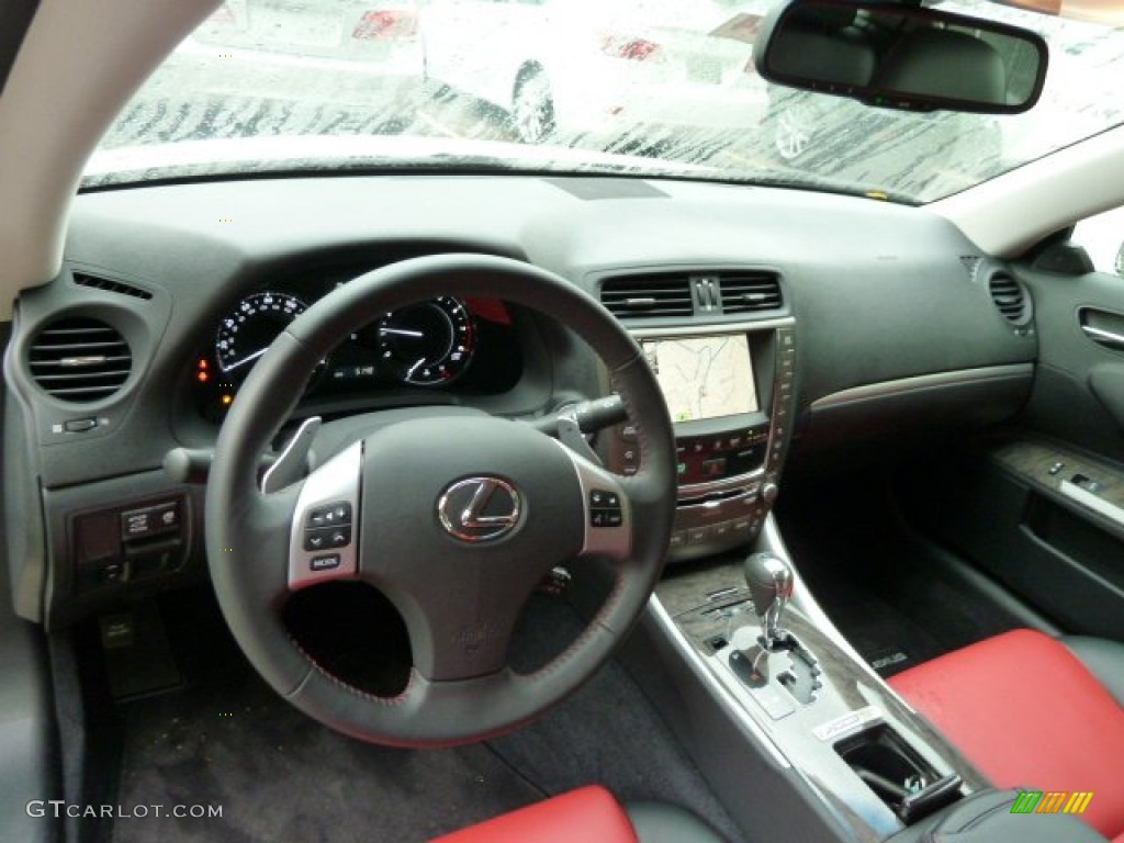 2011 Lexus IS 350C Convertible Black Dashboard Photo #54733322