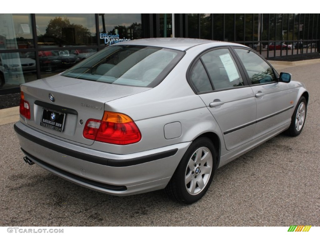 2001 3 Series 325xi Sedan - Titanium Silver Metallic / Grey photo #5